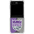 NBA Sacramento Kings Split Canvas Galaxy Z Flip6 Clear Case